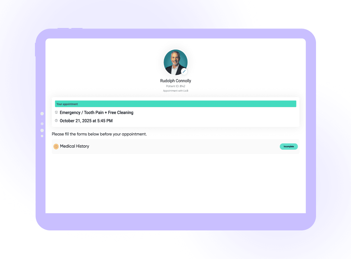 Smart "Review and Confirm" for Returning Patients