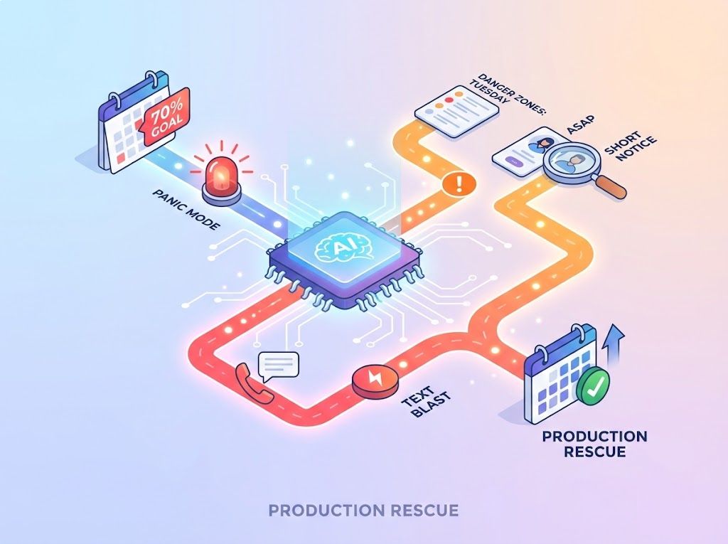 Deploy "Production Rescue" to Fill Empty Chairs