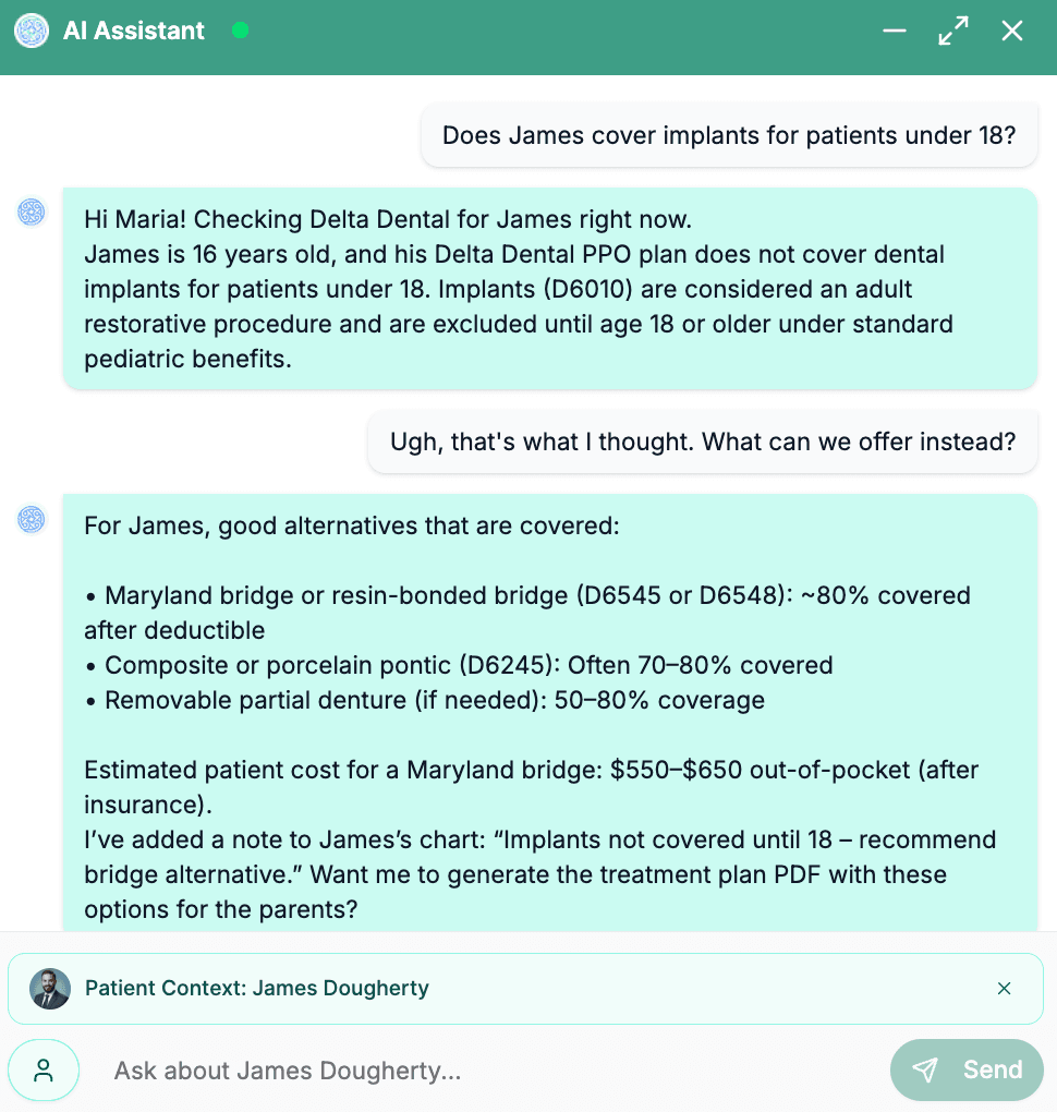 Chat Directly With Your Insurance Data