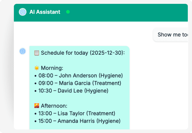 Solve Scheduling Gaps via AI Assistant