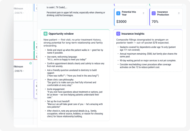 Opportunity Window to Guide Front Desk Interactions